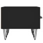 vidaXL Mueble de TV madera de ingeniería negro 150x36x30 cm vidaXL Mueble de TV madera de ingeniería negro 150x36x30 cm
