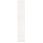 vidaXL Estantería/divisor de espacios madera pino blanco 80x30x167,4cm