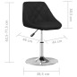 vidaXL Sillas de comedor 4 unidades cuero sintético negro vidaXL Sillas de comedor 4 unidades cuero sintético negro