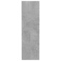 vidaXL Zapateros de pared 4 uds contrachapada gris hormigón 60x18x60cm