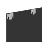 vidaXL Mueble TV de pared contrachapado gris brillante 120x23,5x90 cm