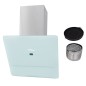 vidaXL Campana extractora cristal templado blanco 600 mm vidaXL Campana extractora cristal templado blanco 600 mm