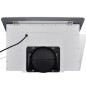vidaXL Campana extractora cristal templado blanco 600 mm vidaXL Campana extractora cristal templado blanco 600 mm