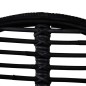 vidaXL Sillas de comedor 4 unidades de ratán natural negro vidaXL Sillas de comedor 4 unidades de ratán natural negro
