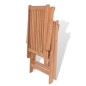 vidaXL Sillas de jardín reclinables 2 unidades madera maciza de teca vidaXL Sillas de jardín reclinables 2 unidades madera maciza de teca