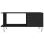 vidaXL Mesa de centro madera contrachapada negro 90x50x40 cm vidaXL Mesa de centro madera contrachapada negro 90x50x40 cm