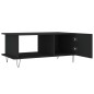 vidaXL Mesa de centro madera contrachapada negro 90x50x40 cm vidaXL Mesa de centro madera contrachapada negro 90x50x40 cm