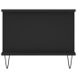 vidaXL Mesa de centro madera contrachapada negro 90x50x40 cm vidaXL Mesa de centro madera contrachapada negro 90x50x40 cm