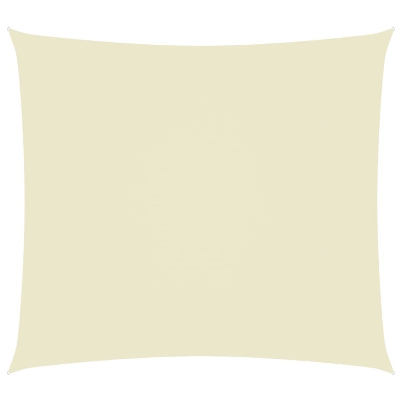 vidaXL Toldo de vela rectangular tela Oxford color crema 2,5x3,5 m vidaXL Toldo de vela rectangular tela Oxford color crema 2,5x3,5 m
