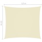 vidaXL Toldo de vela rectangular tela Oxford color crema 2,5x3,5 m vidaXL Toldo de vela rectangular tela Oxford color crema 2,5x3,5 m