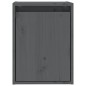 vidaXL Armario de pared de madera maciza de pino gris 30x30x40 cm vidaXL Armario de pared de madera maciza de pino gris 30x30x40 cm