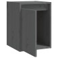 vidaXL Armario de pared de madera maciza de pino gris 30x30x40 cm vidaXL Armario de pared de madera maciza de pino gris 30x30x40 cm