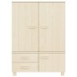 vidaXL Armario HAMAR madera pino maciza marrón miel 99x45x137 cm vidaXL Armario HAMAR madera pino maciza marrón miel 99x45x137 cm