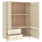 vidaXL Armario HAMAR madera pino maciza marrón miel 99x45x137 cm vidaXL Armario HAMAR madera pino maciza marrón miel 99x45x137 cm