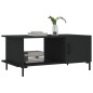 vidaXL Mesa de centro madera contrachapada negro 90x50x40 cm vidaXL Mesa de centro madera contrachapada negro 90x50x40 cm