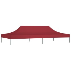 vidaXL Techo de carpa para celebraciones burdeos 6x3 m 270 g/m²