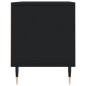 vidaXL Mueble de TV madera contrachapada negro 100x34,5x44,5 cm vidaXL Mueble de TV madera contrachapada negro 100x34,5x44,5 cm