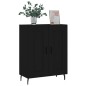 vidaXL Aparador de madera de ingeniería negro 69,5x34x90 cm vidaXL Aparador de madera de ingeniería negro 69,5x34x90 cm