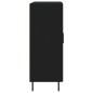 vidaXL Aparador de madera de ingeniería negro 69,5x34x90 cm vidaXL Aparador de madera de ingeniería negro 69,5x34x90 cm