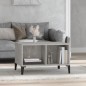 vidaXL Mesa de centro madera contrachapada gris hormigón 60x50x36,5 cm vidaXL Mesa de centro madera contrachapada gris hormigón 60x50x36,5 cm