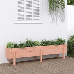 vidaXL Arriate elevado jardín madera maciza abeto Douglas 160x30x38 cm
