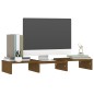 vidaXL Soporte de monitor madera maciza pino marrón miel 60x24x10,5 cm vidaXL Soporte de monitor madera maciza pino marrón miel 60x24x10,5 cm