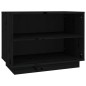vidaXL Armario zapatero de madera maciza de pino negro 60x34x45 cm vidaXL Armario zapatero de madera maciza de pino negro 60x34x45 cm