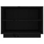 vidaXL Armario zapatero de madera maciza de pino negro 60x34x45 cm vidaXL Armario zapatero de madera maciza de pino negro 60x34x45 cm
