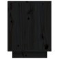 vidaXL Armario zapatero de madera maciza de pino negro 60x34x45 cm vidaXL Armario zapatero de madera maciza de pino negro 60x34x45 cm