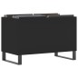 vidaXL Mueble para discos madera contrachapada negro 74,5x38x48 cm vidaXL Mueble para discos madera contrachapada negro 74,5x38x48 cm