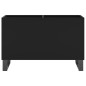 vidaXL Mueble para discos madera contrachapada negro 74,5x38x48 cm vidaXL Mueble para discos madera contrachapada negro 74,5x38x48 cm