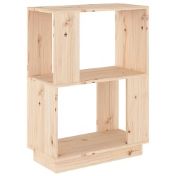vidaXL Estantería/divisor de espacios madera maciza pino 51x25x70 cm