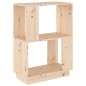 vidaXL Estantería/divisor de espacios madera maciza pino 51x25x70 cm vidaXL Estantería/divisor de espacios madera maciza pino 51x25x70 cm