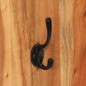 vidaXL Percheros de pared 2 uds madera maciza de acacia 36x3x110 cm vidaXL Percheros de pared 2 uds madera maciza de acacia 36x3x110 cm