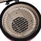 vidaXL 2 en 1 Barbacoa ahumadora Kamado de cerámica rojo 56 cm vidaXL 2 en 1 Barbacoa ahumadora Kamado de cerámica rojo 56 cm