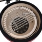 vidaXL 2 en 1 Barbacoa ahumadora Kamado de cerámica rojo 56 cm vidaXL 2 en 1 Barbacoa ahumadora Kamado de cerámica rojo 56 cm