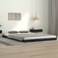 vidaXL Estructura de cama madera maciza de pino negro 120x200 cm vidaXL Estructura de cama madera maciza de pino negro 120x200 cm