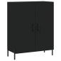 vidaXL Aparador de madera de ingeniería negro 69,5x34x90 cm vidaXL Aparador de madera de ingeniería negro 69,5x34x90 cm