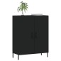 vidaXL Aparador de madera de ingeniería negro 69,5x34x90 cm vidaXL Aparador de madera de ingeniería negro 69,5x34x90 cm