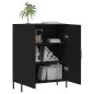 vidaXL Aparador de madera de ingeniería negro 69,5x34x90 cm vidaXL Aparador de madera de ingeniería negro 69,5x34x90 cm