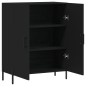 vidaXL Aparador de madera de ingeniería negro 69,5x34x90 cm vidaXL Aparador de madera de ingeniería negro 69,5x34x90 cm