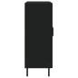 vidaXL Aparador de madera de ingeniería negro 69,5x34x90 cm vidaXL Aparador de madera de ingeniería negro 69,5x34x90 cm