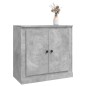 vidaXL Aparador de madera contrachapada gris hormigón 70x35,5x67,5 cm