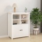 vidaXL Aparador de madera maciza de pino blanco 83x41,5x100 cm vidaXL Aparador de madera maciza de pino blanco 83x41,5x100 cm