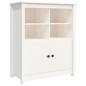 vidaXL Aparador de madera maciza de pino blanco 83x41,5x100 cm vidaXL Aparador de madera maciza de pino blanco 83x41,5x100 cm
