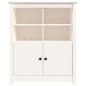 vidaXL Aparador de madera maciza de pino blanco 83x41,5x100 cm vidaXL Aparador de madera maciza de pino blanco 83x41,5x100 cm