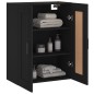 vidaXL Armario de pared madera de ingeniería negro 69,5x34x90 cm vidaXL Armario de pared madera de ingeniería negro 69,5x34x90 cm
