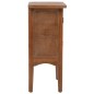vidaXL Mesita de noche madera maciza de abeto 40x29x68 cm marrón vidaXL Mesita de noche madera maciza de abeto 40x29x68 cm marrón