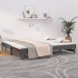 vidaXL Sofá cama extraíble madera maciza de pino gris 2x(90x200) cm vidaXL Sofá cama extraíble madera maciza de pino gris 2x(90x200) cm