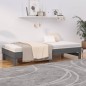vidaXL Sofá cama extraíble madera maciza de pino gris 2x(90x200) cm vidaXL Sofá cama extraíble madera maciza de pino gris 2x(90x200) cm